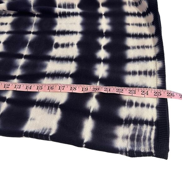 Calvin Klein Women's‎ Tie-Dye Cotton Sweater XS Blue White Long Sleeves X-Small - Picture 5 of 7